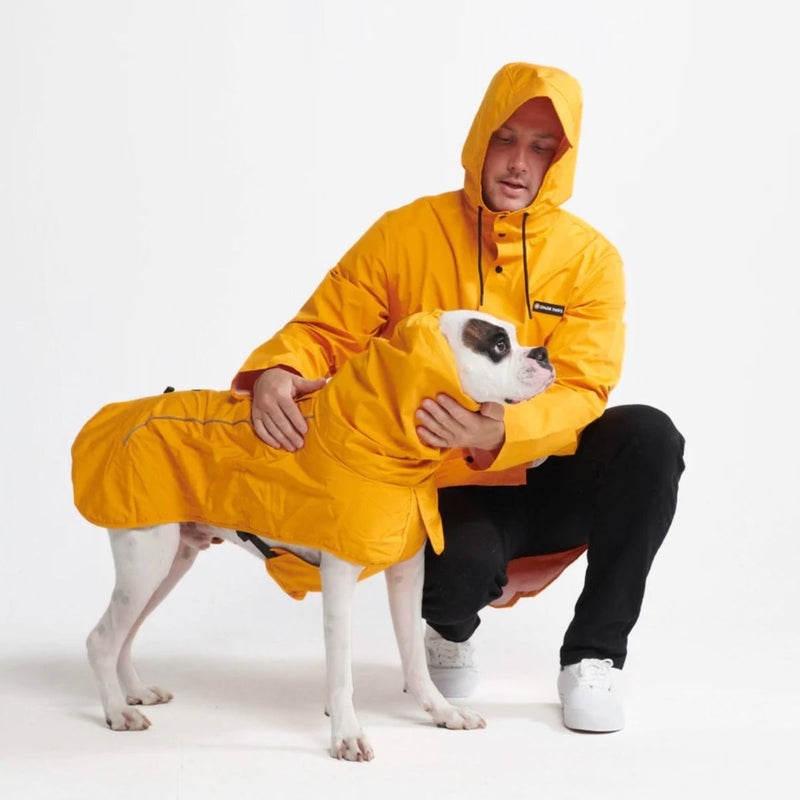 ブレスシールド™ 犬用レインコート - マスタードイエロー