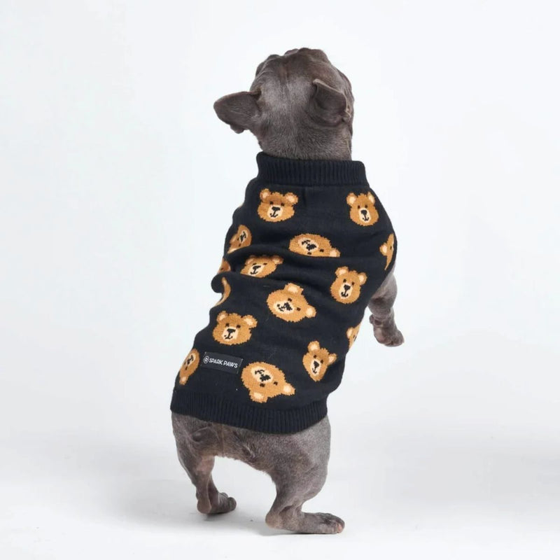 編み犬用セーター - 壊れたテディベア