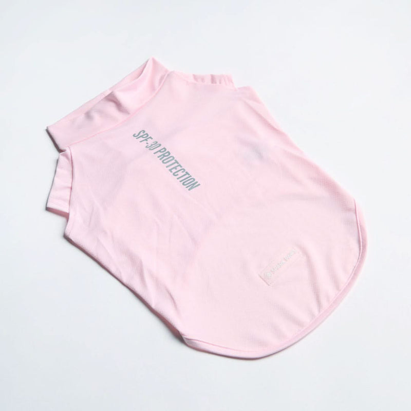 日焼け止め犬用Tシャツ - ライトピンク