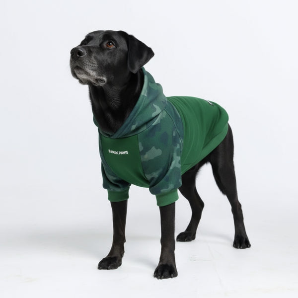 フォレスト カモ 犬用パーカー