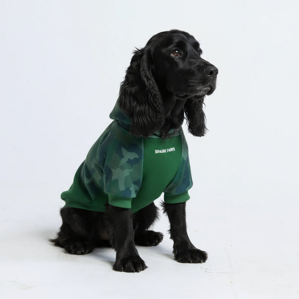 フォレスト カモ 犬用パーカー