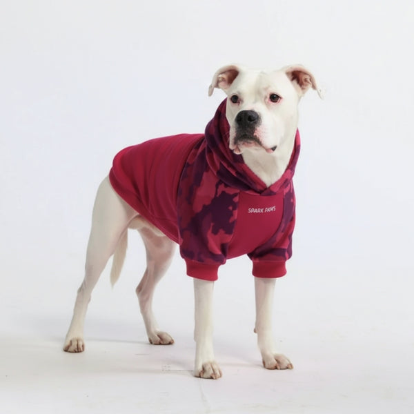 フューシャ カモ 犬用パーカー