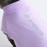 日焼け止め犬 T シャツ - パープル