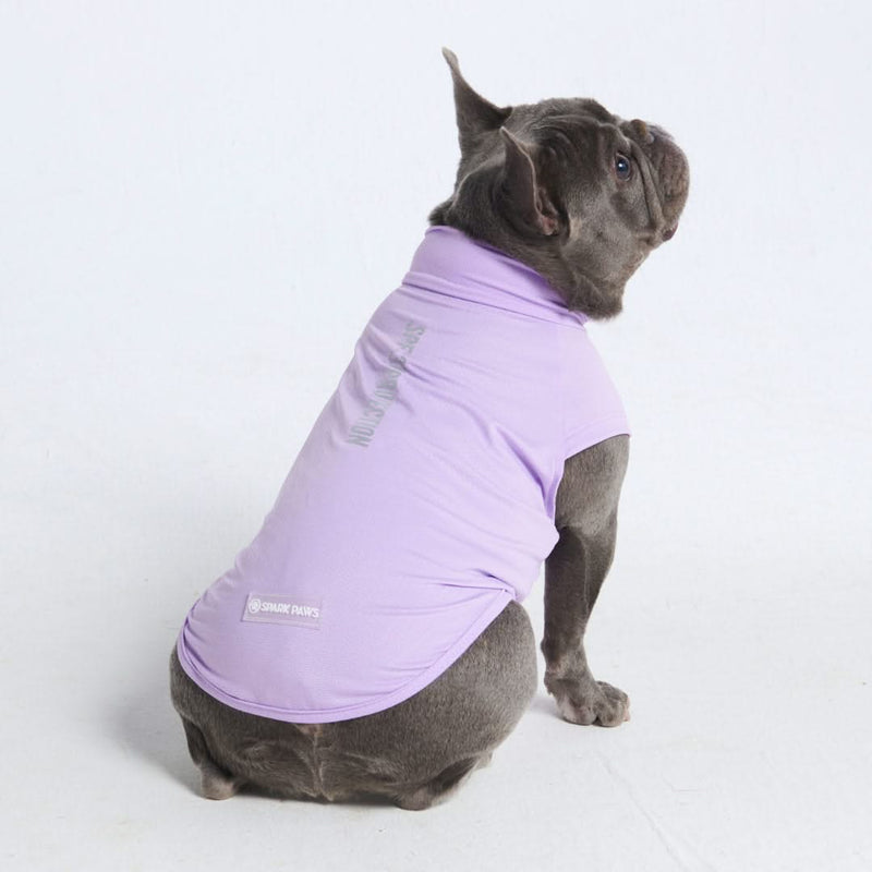 日焼け止め犬 T シャツ - パープル