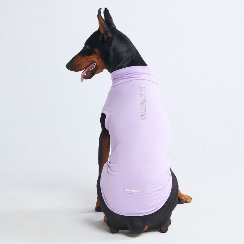 日焼け止め犬 T シャツ - パープル