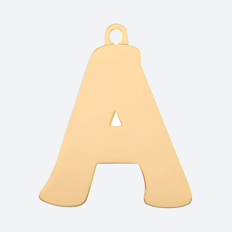 イニシャルジュエリータグ - A
